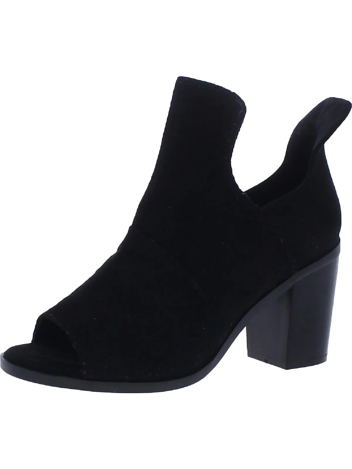 Susana Womens Slip On Peep Toe Block Heels