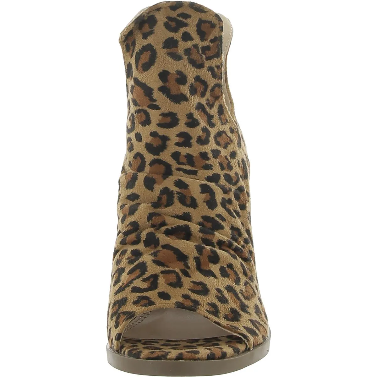 Susana Womens Slip On Peep Toe Block Heels
