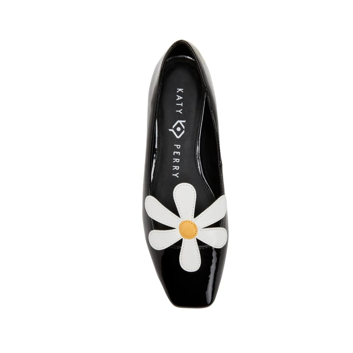 The Evie Daisy Womens Floral Print Patent Loafers
