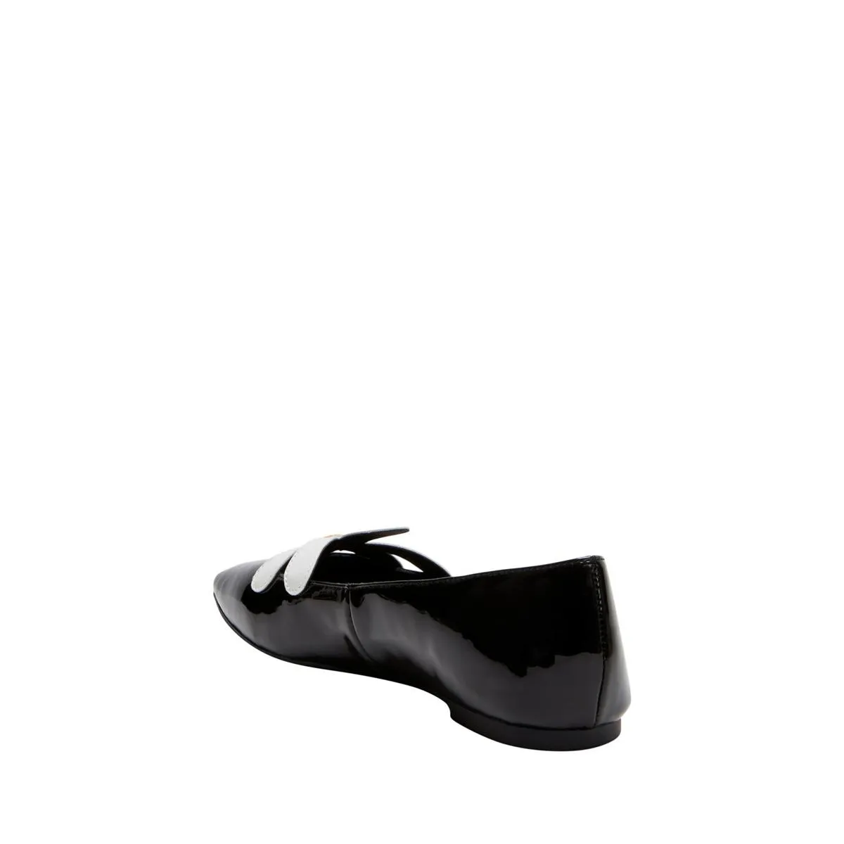 The Evie Daisy Womens Floral Print Patent Loafers