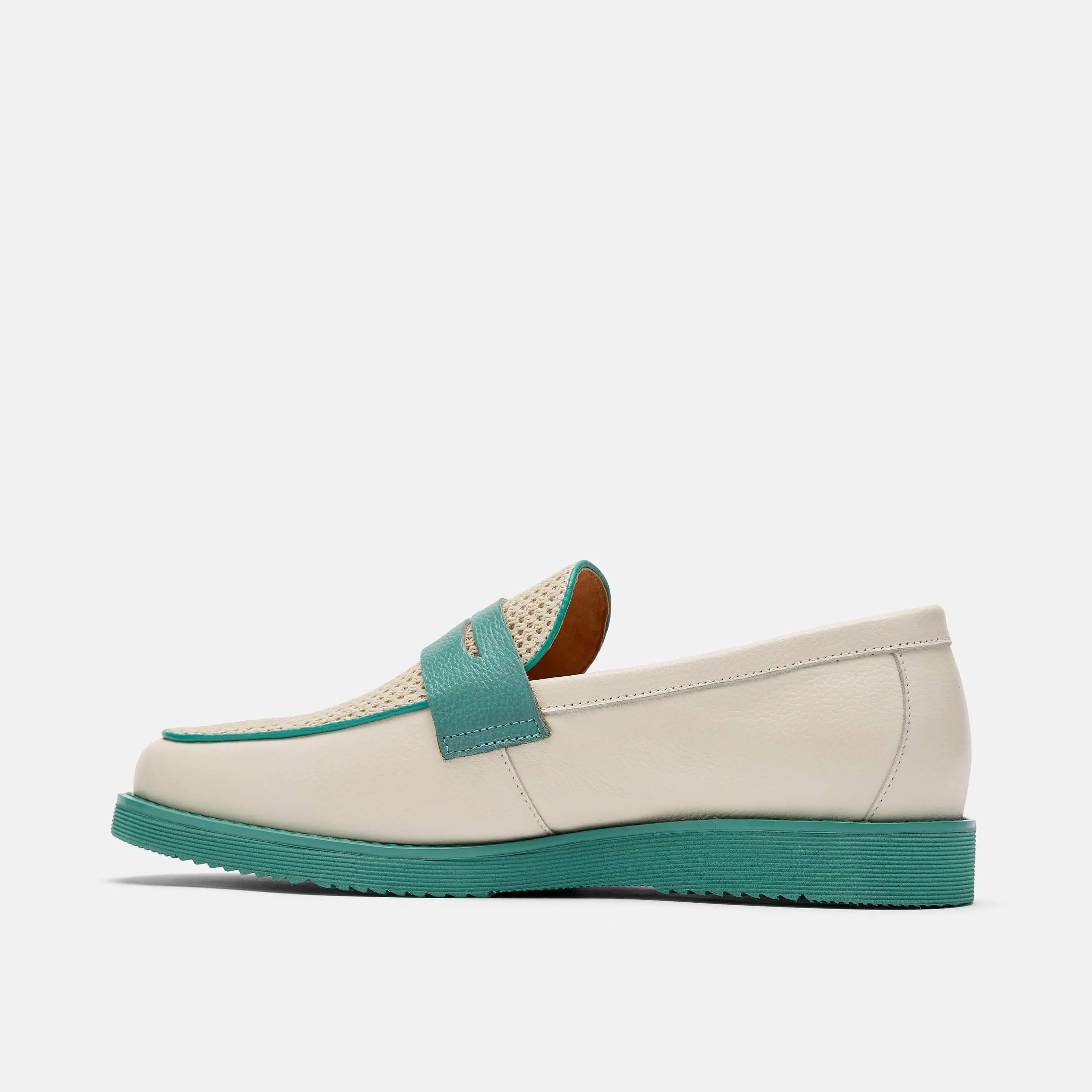 Three Dots and a Dash 'Not Too Sweet' Leather Penny Loafers - Men's