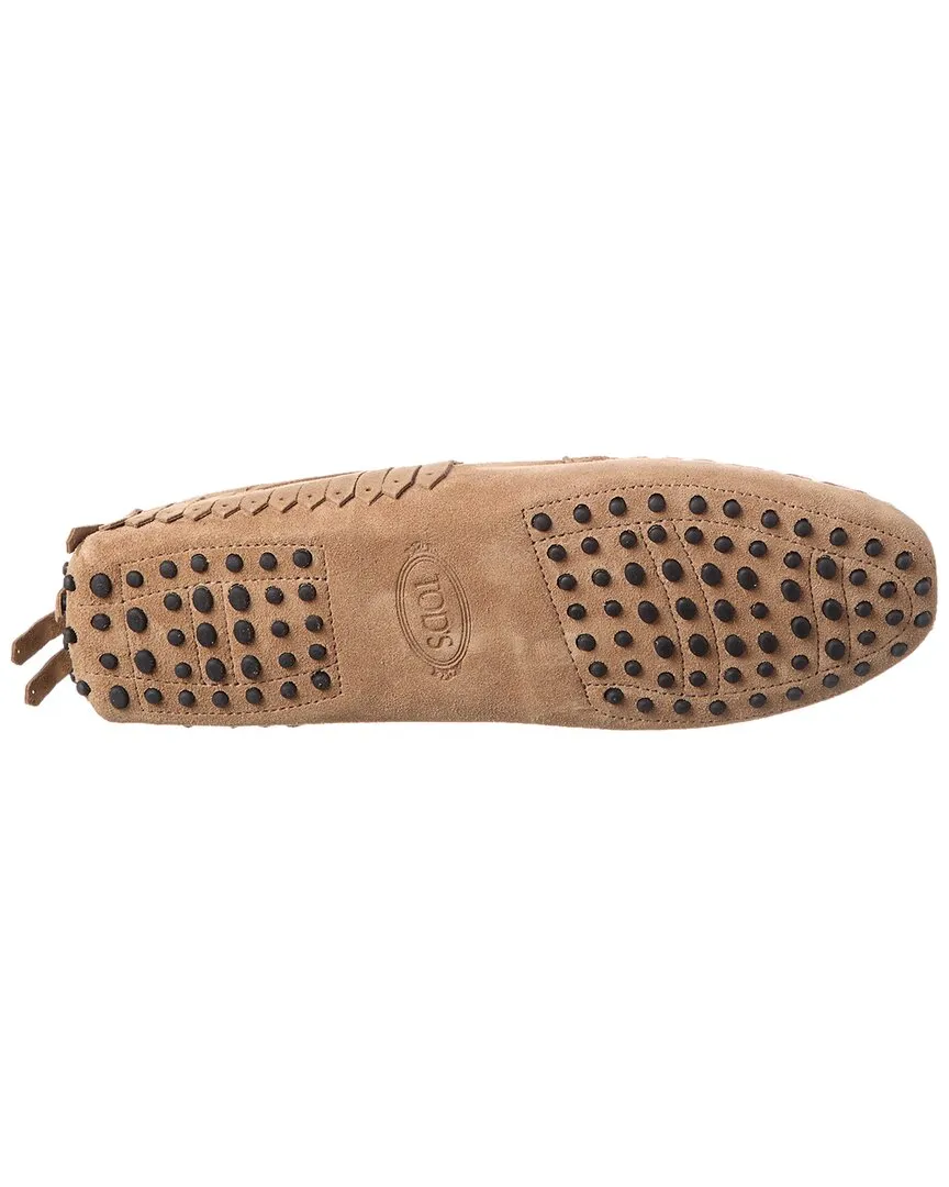 TOD��s Gommino Suede Moccasin