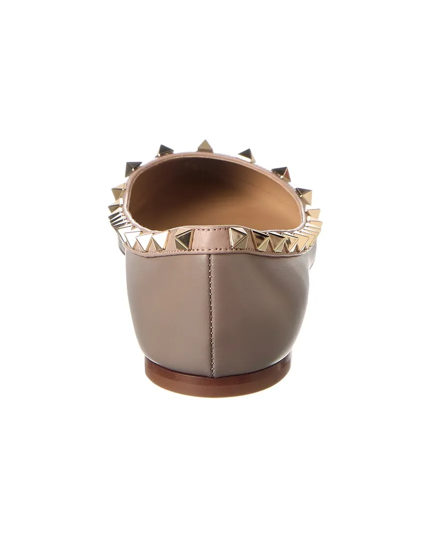 Valentino Rockstud Leather Flat
