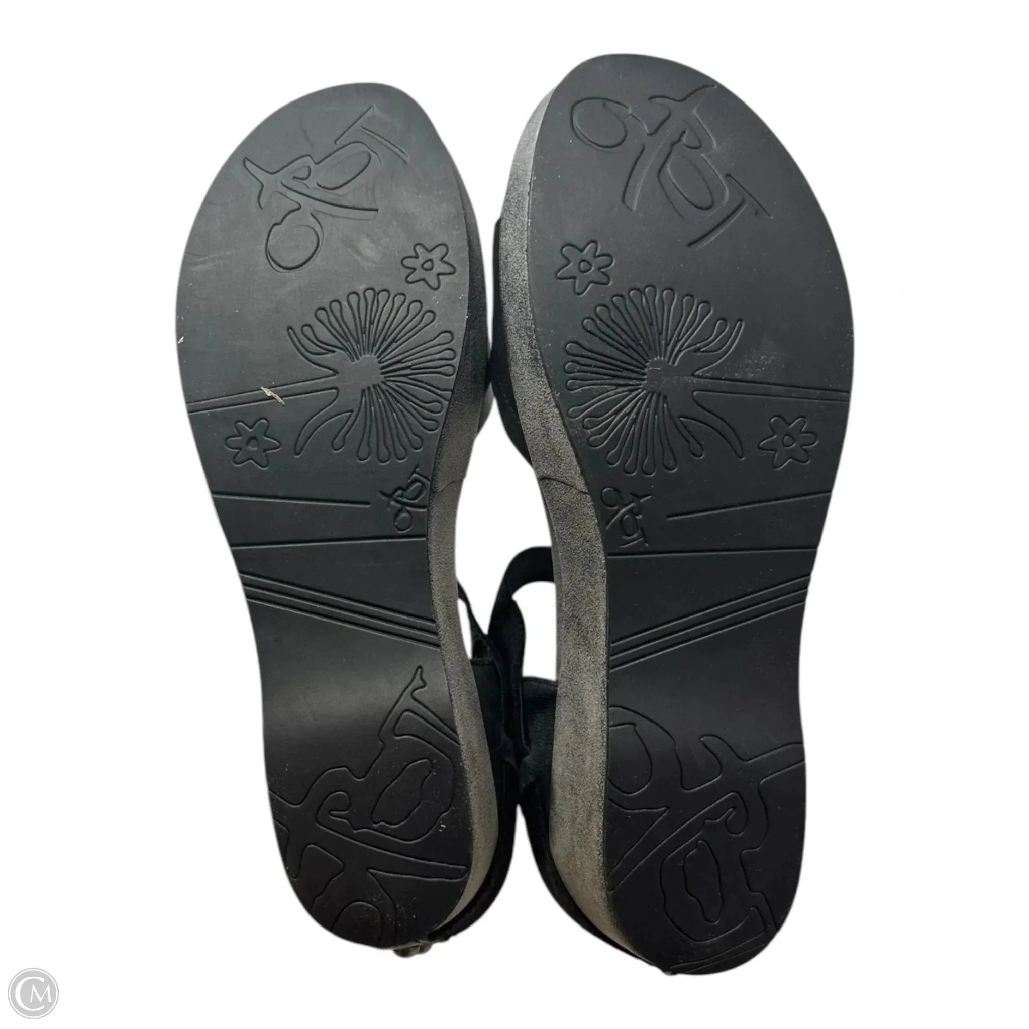 Wander Out Wedge Shoes Heels By Otbt In Black, Size: 9