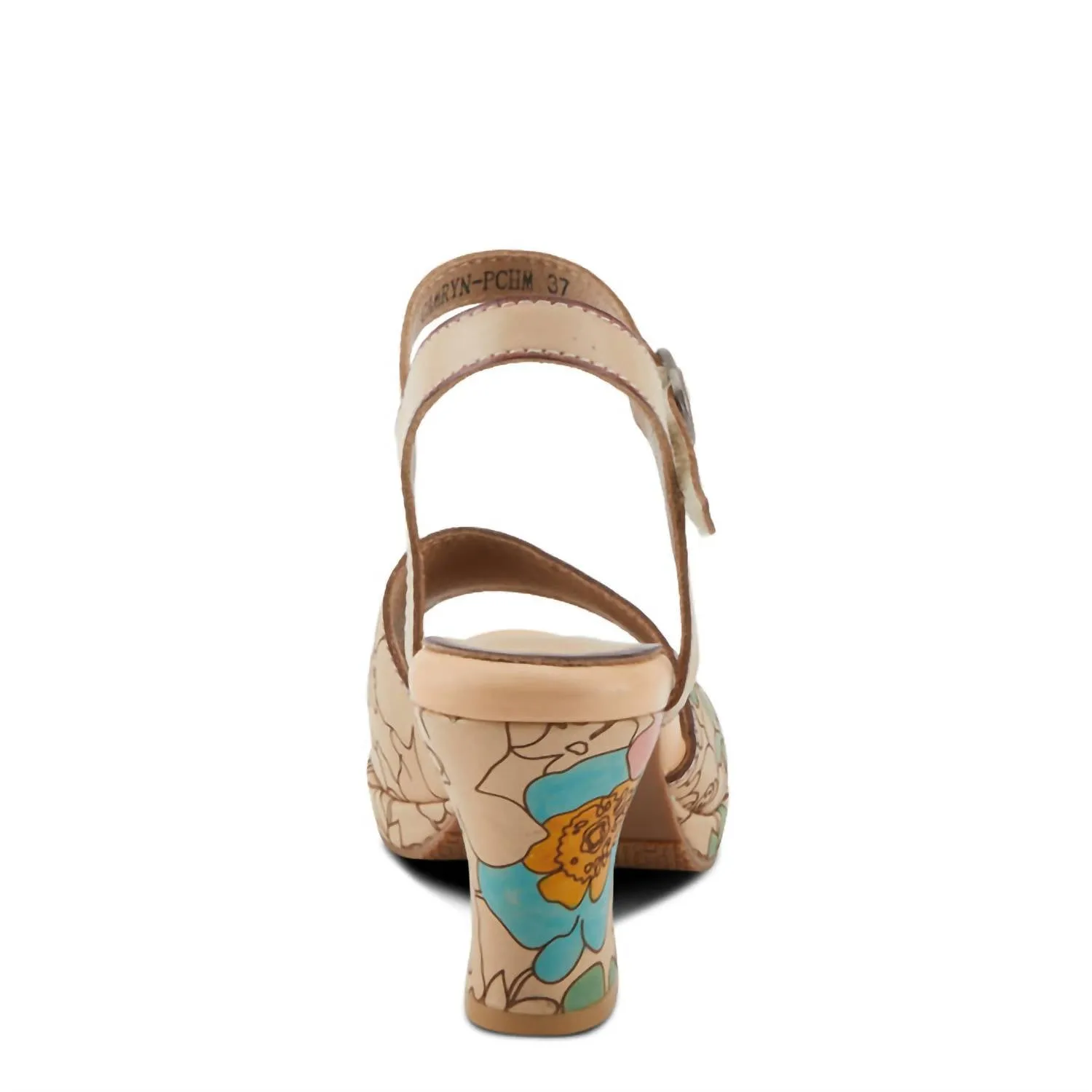 Women's Camryn Heeled Sandal In Peach Multi