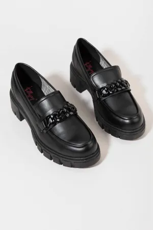 Women's Una Chunky Chain Loafer In Black