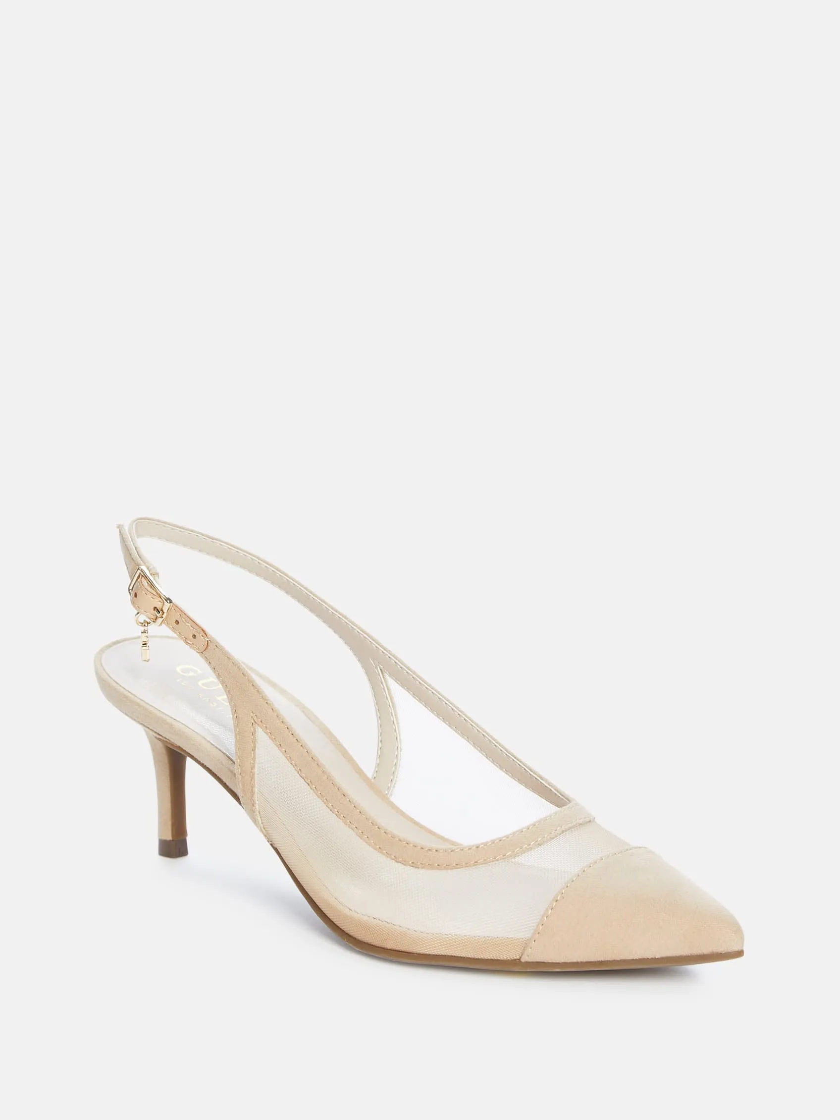Zoeyy Slingback Kitten Heels